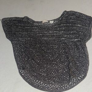 Womens Size Small Mudd Black Knit Top.